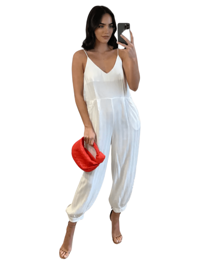 Traffic People Dresses Traffic People Telling Stories Jumpsuit White TGS12435035 izzi-of-baslow