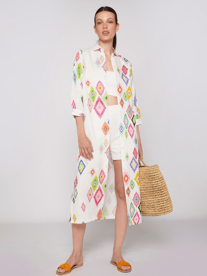 Vilagallo-ANTONELLA-Diamond-Ikat-Midi-Linen-Dress-31243 izzi-of-baslow