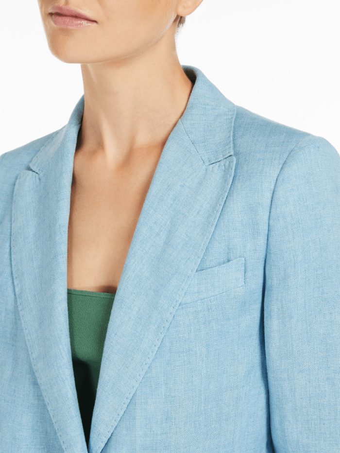 Weekend By Max Mara Coats and Jackets Weekend By Max Mara NALUT Linen Canvas Blazer 2415041032 Col 025 izzi-of-baslow