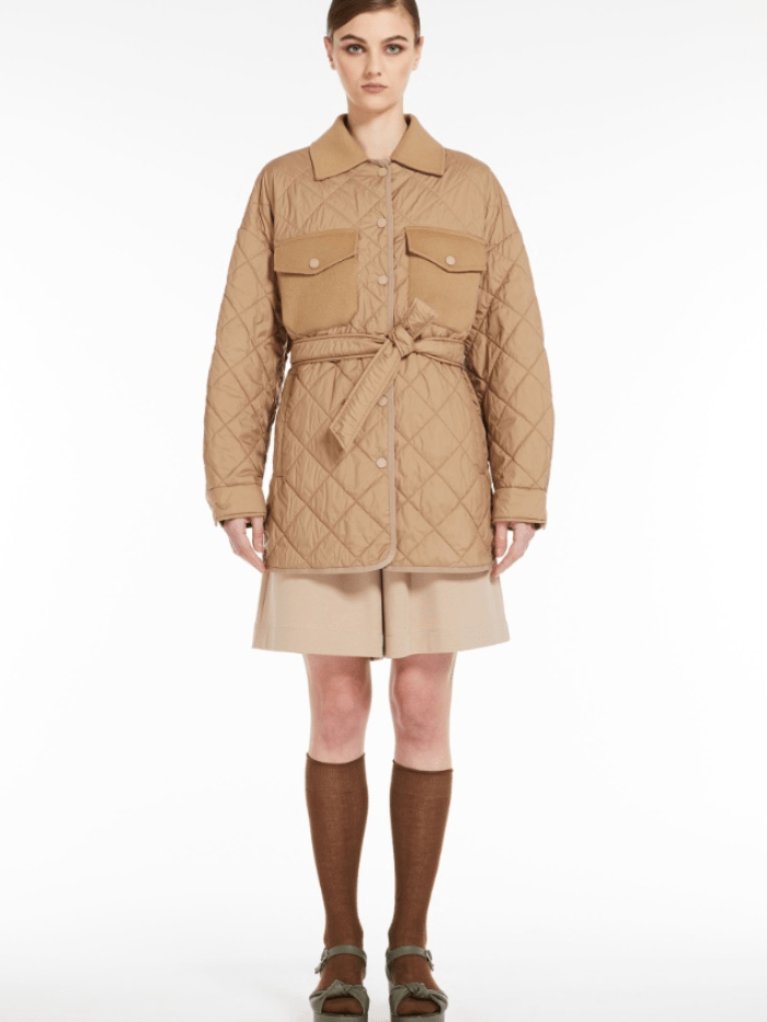 Weekend by Max Mara Coats and Jackets Weekend By Max Mara Paprica Quilted Jacket In Camel 2354860239 Col 012 izzi-of-baslow