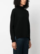 Weekend By Max Mara Knitwear Weekend By Max Mara BORGIA Wool High Neck Jumper In Black 24253660826 Col 009 izzi-of-baslow