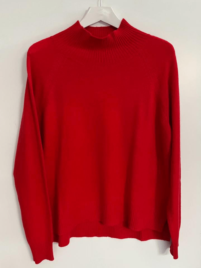 Weekend by Max Mara Knitwear Weekend By Max Mara Safari Red Cashmere Jumper 2353662833 Col 006 izzi-of-baslow