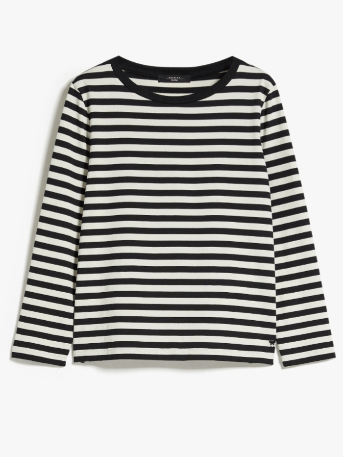 Max-Mara-Tops-Weekend-By-Max-Mara-Leida-Striped-Jersey-T-Shirt-Top 2359460339600 Col 15 izzi-of-baslow