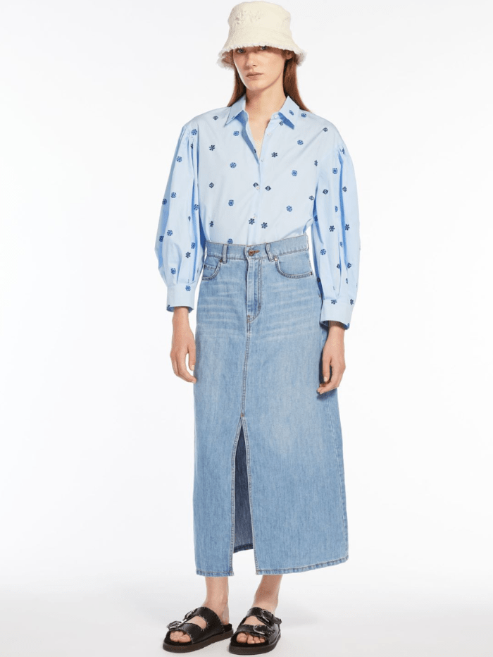 Weekend-By-Max-Mara-VILLAR-Embroidered-Cotton-Shirt-In-Blue 2415111052600 Col 002 izzi-of-baslow