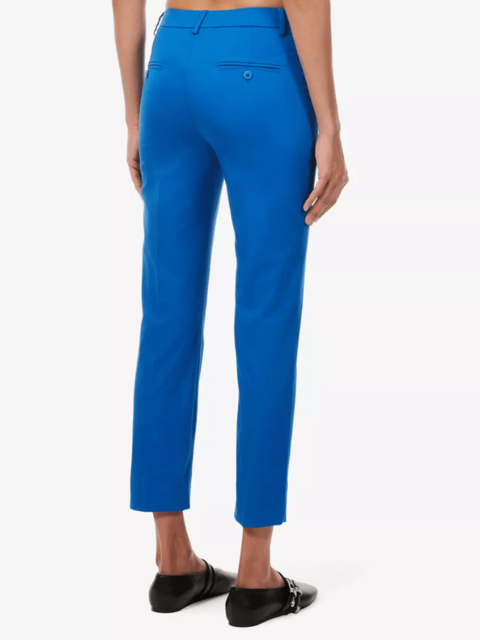 Weekend By Max Mara Trousers Weekend By Max Mara CECCO Stretch Cotton Trousers In Cornflower Blue 2415131032 Col 028 izzi-of-baslow