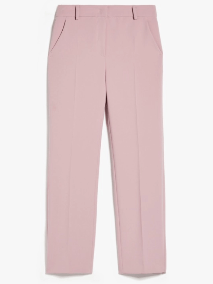 Weekend-By-Max-Mara-Straight-Fit-Viscose-Canvas-Pink-Trousers 2415131021600 Col 007-of-baslow