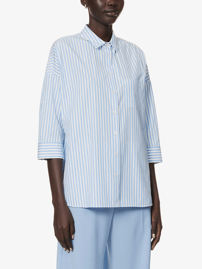 Weekend-Max-Mara-Giralda-Cotton-Striped-Shirt 23511606396 Col 34 izzi-of-baslow