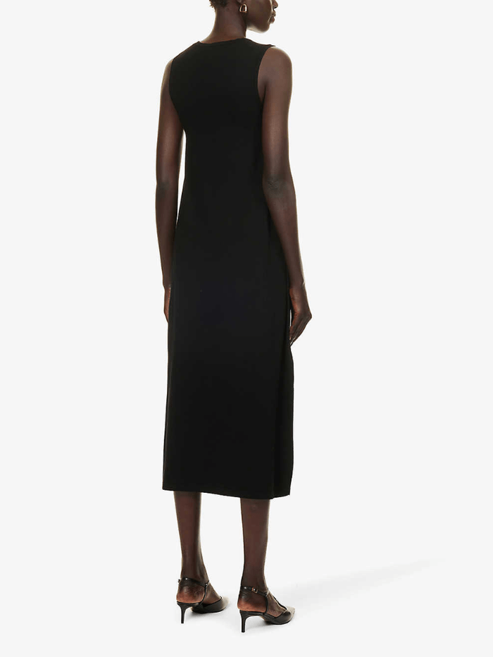 Weekend-By-Max-Mara-Robinia-Black-Sleeveless-Knitted-Midi-Dress 2353260239 Col 3 izzi-of-baslow