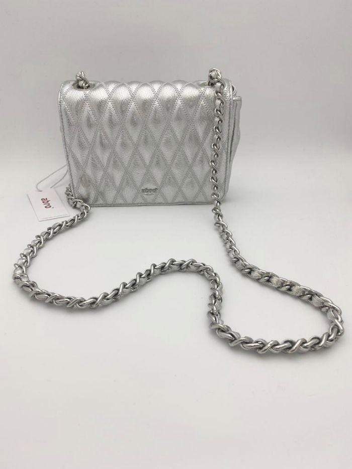 abro Handbags 1 Abro Romby Silver Quilted Cross Body Bag 028840-14 S izzi-of-baslow