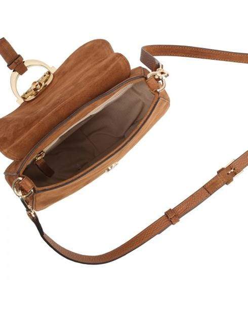 abro Handbags 1 Abro Tan Suede Cross Body Bag Temi 028978-33 izzi-of-baslow