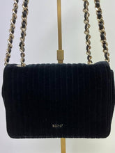 abro Handbags 1 Abro Velvet Black & Gold Cross Body Bag 028657-93 192 0010 izzi-of-baslow