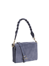 abro Handbags One Size Abro JAMIE Cross Body Suede Bag Blueberry 029577-33 0028 izzi-of-baslow