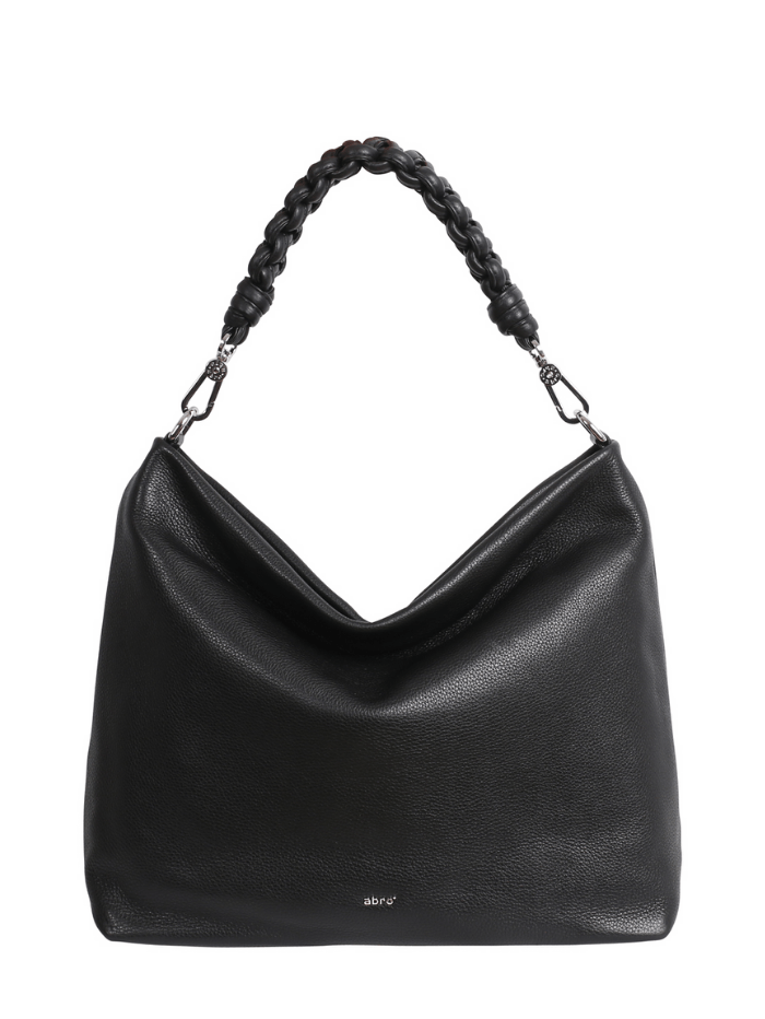 abro Handbags One Size Abro KAIA Hobo Bag Black 029564-46 0010 izzi-of-baslow