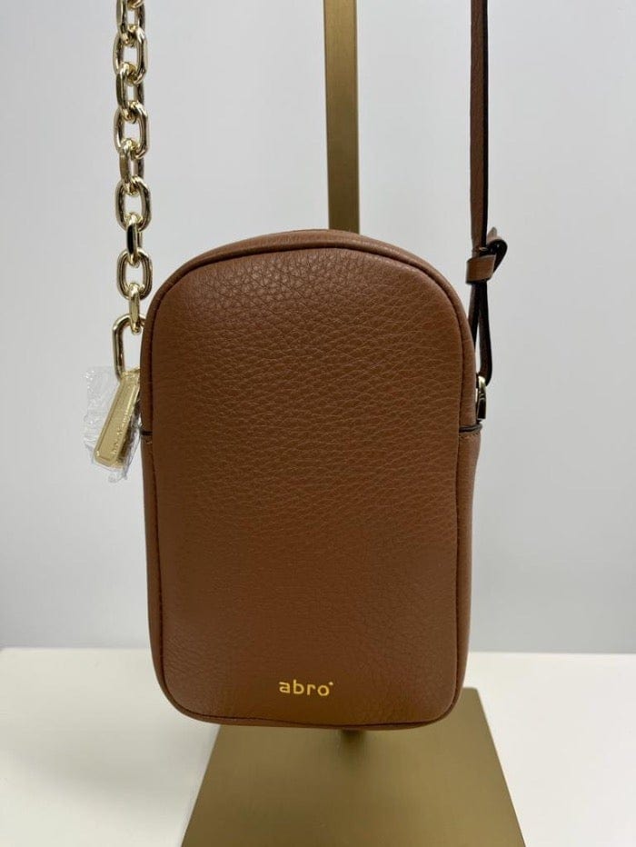 abro Handbags One Size Abro S KIRA Phone Bag Cognac 029571-46 0050 izzi-of-baslow