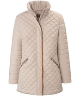 Basler Coats and Jackets Basler Biscuit Outdoor Quilted Jacket 1206110601 izzi-of-baslow