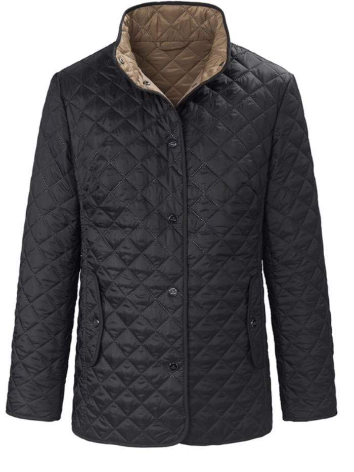Basler Coats and Jackets Basler Black Outdoor Quilted Jacket 1206110901 izzi-of-baslow