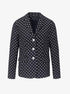Basler Coats and Jackets Basler Spotty Blazer Black Off-White 2201802801 izzi-of-baslow