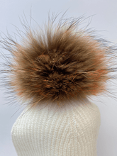 BKLYN Accessories OS BKLYN Wool Beanie Ivory Hat Tiger Pom Pom izzi-of-baslow