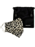 Black Colour Accessories One Size Black Colour Grey Leo Nikki Face Mask 7304 izzi-of-baslow