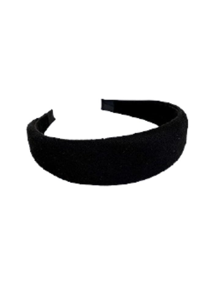 Black Colour Accessories One Size Black Colour Hair Band Black Savannah 2045 izzi-of-baslow