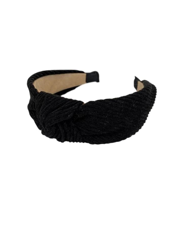 Black Colour Accessories One Size Black Colour Hair Band Lina Cord Black 2026 izzi-of-baslow