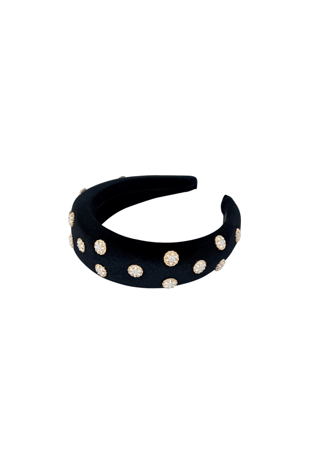 Black Colour Accessories One Size Black Colour Hair Band Olivia Star Black 2006 izzi-of-baslow