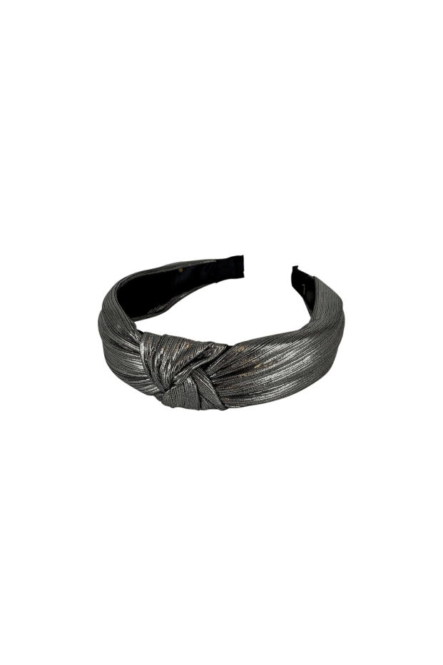 Black Colour Accessories One Size Black Colour Hair Band Raquel Silver 2059 izzi-of-baslow