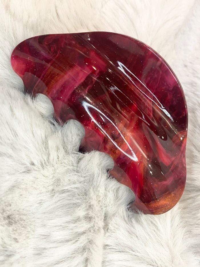 Black Colour Accessories One Size Black Colour Ruby Wine Hair Claw Wine 5643 izzi-of-baslow
