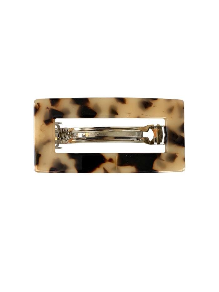 Black Colour Accessories One Size Black Colour Valentina Hair Clip Rectangular 5651 izzi-of-baslow