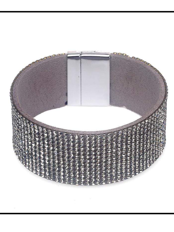 Black Colour Accessories One Size Diamanté Bracelet B21614 Medium izzi-of-baslow