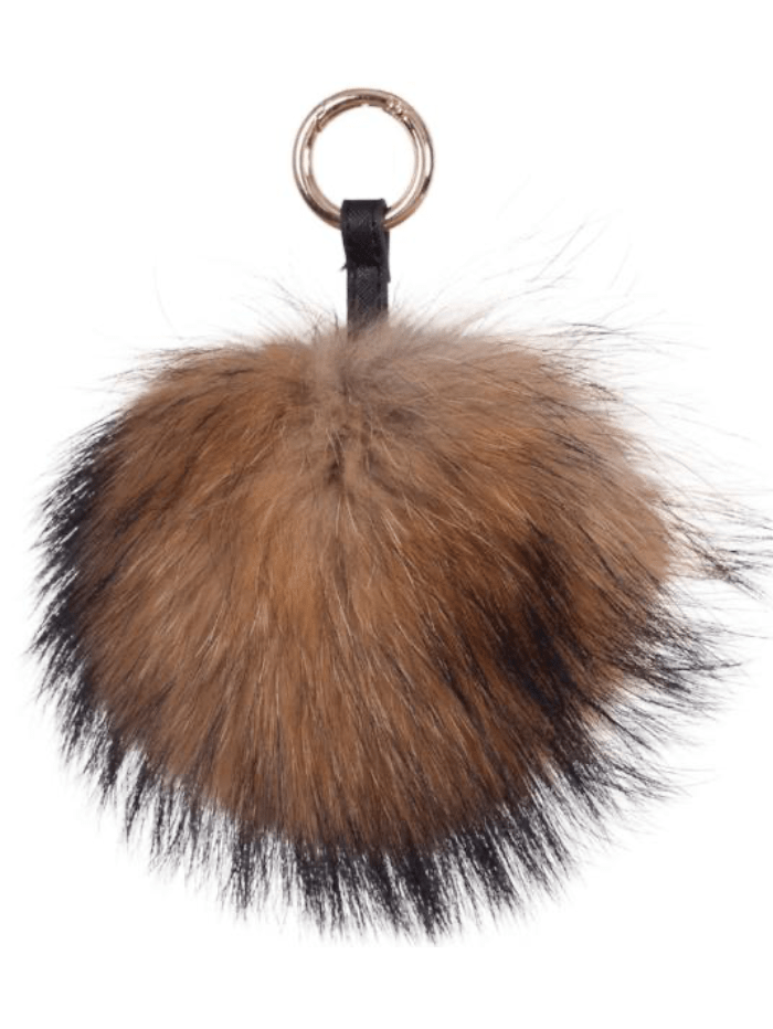 Bobbl Accessories OS Bobbl Large Natural Fur Keyring izzi-of-baslow