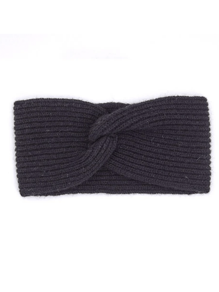 Brodie Cashmere Accessories OS Brodie Cashmere Rachel Headband Black izzi-of-baslow