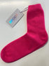 Brodie Cashmere Knitwear One Size Brodie Cashmere Comfy Loungewear Socks Neon Pink izzi-of-baslow