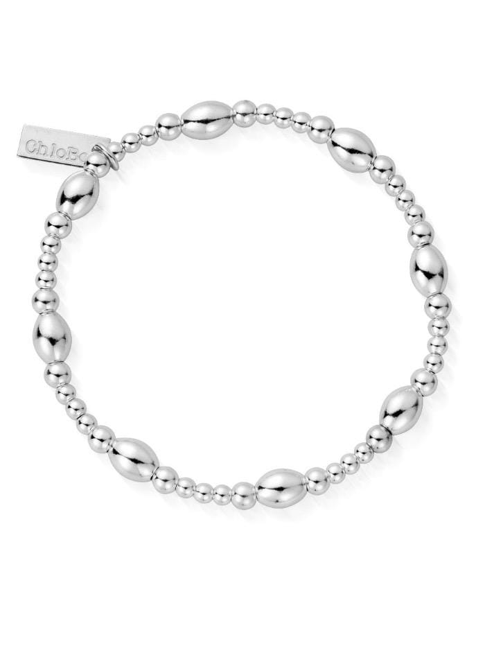 ChloBo Jewellery One Size Chlobo 58 Cute Oval Bracelet Sterling Silver SBCOR izzi-of-baslow