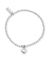 ChloBo Jewellery One Size ChloBo 59 Cute Mini Puffed Heart Bracelet Silver SBCC023A izzi-of-baslow