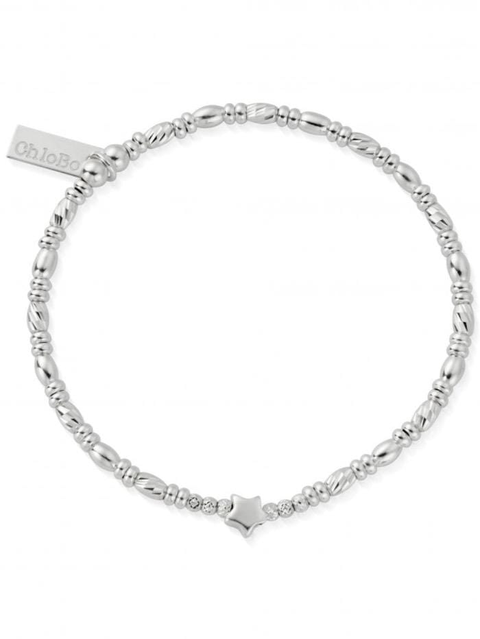 ChloBo Jewellery One Size Chlobo 64 Silver Star of Dreams Bracelet SBBLKFRI21 izzi-of-baslow