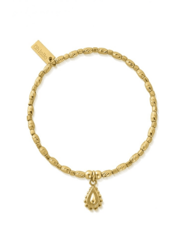 ChloBo Jewellery One Size Chlobo 68 Gold Soul Glow Raindrop Bracelet GBCFR3084 izzi-of-baslow