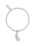 ChloBo Jewellery One Size ChloBo 70 Silver Cute Charm Heart In Feather Bracelet SBCC596 izzi-of-baslow
