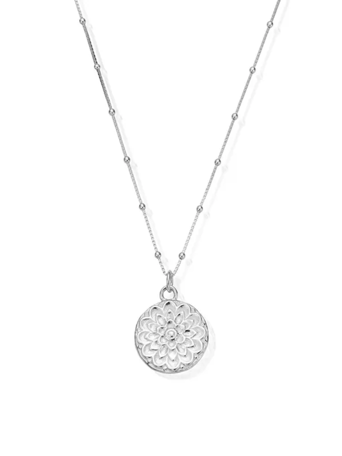 ChloBo Jewellery One Size ChloBo 80 Silver Bobble Chain Moonflower Necklace SNBB721 izzi-of-baslow