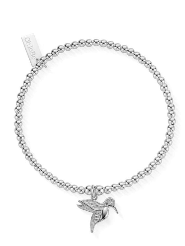 ChloBo Jewellery One Size ChloBo Silver Cute Charm Hummingbird Bracelet SBCC670 izzi-of-baslow