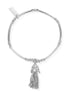 ChloBo Jewellery One Size ChloBo Silver Didi Tassel Bracelet SBMN337 izzi-of-baslow