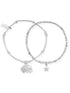 ChloBo Jewellery One Size ChloBo Silver Lucky Set Of Two Bracelets SBSET534806 izzi-of-baslow
