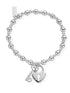 ChloBo Jewellery One Size ChloBo Silver Small Ball Lock and Key Bracelet SBMSB923 izzi-of-baslow