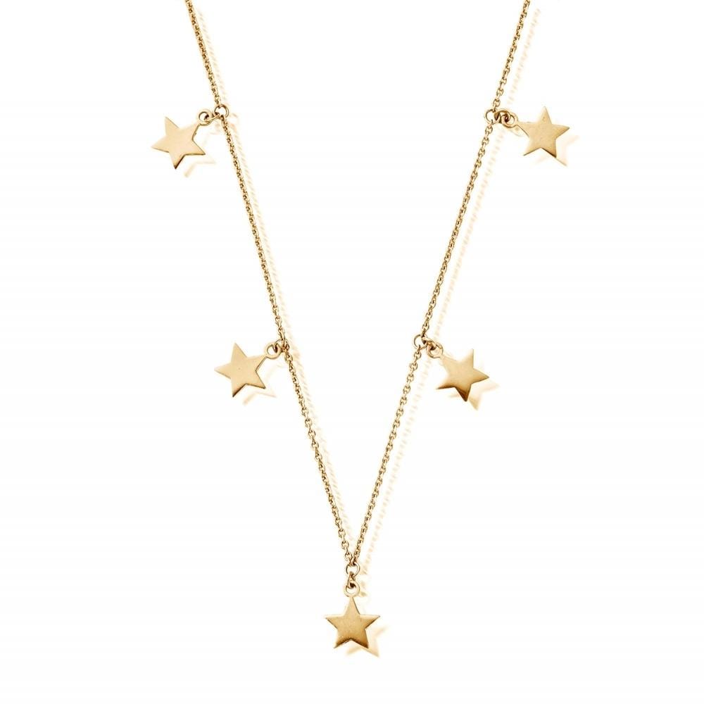 ChloBo Jewellery One Size ChloBo Stars Necklace Gold Plated GN5STARS izzi-of-baslow