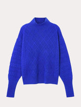 Cocoa Cashmere Knitwear Cocoa Cashmere Electric Blue Holly Jumper CC3278 izzi-of-baslow