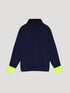 Cocoa Cashmere Knitwear Cocoa Cashmere Navy Sloan Jumper CC3284 izzi-of-baslow
