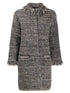 D.Exterior Coats and Jackets D.Exterior Herringbone Coat With Fringe Detail 49596 izzi-of-baslow