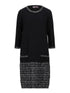 D.Exterior Coats and Jackets D.Exterior Knitted Dress With Lurex Thread Black 49594 NERO izzi-of-baslow