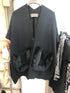 D.Exterior Coats & Jackets D.Exterior Black Knitted Cape 51134 2NERO izzi-of-baslow