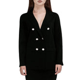D.Exterior Coats & Jackets D.Exterior Black Knitted Jacket 50231 2NERO izzi-of-baslow